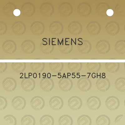 siemens-2lp0190-5ap55-7gh8