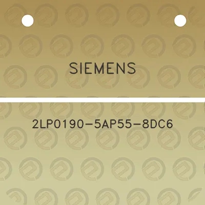 siemens-2lp0190-5ap55-8dc6