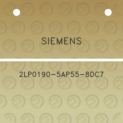 siemens-2lp0190-5ap55-8dc7