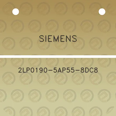 siemens-2lp0190-5ap55-8dc8