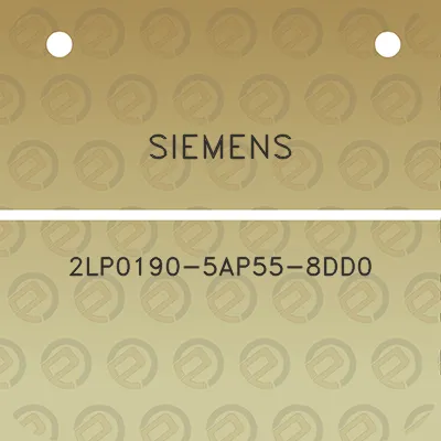 siemens-2lp0190-5ap55-8dd0