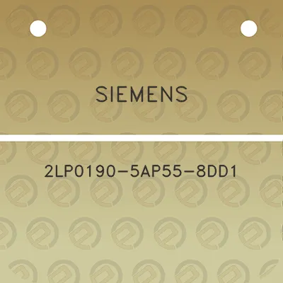 siemens-2lp0190-5ap55-8dd1