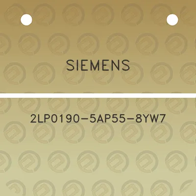 siemens-2lp0190-5ap55-8yw7