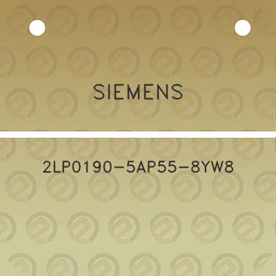 siemens-2lp0190-5ap55-8yw8