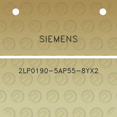 siemens-2lp0190-5ap55-8yx2