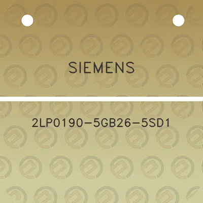 siemens-2lp0190-5gb26-5sd1