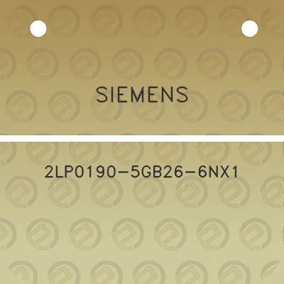 siemens-2lp0190-5gb26-6nx1