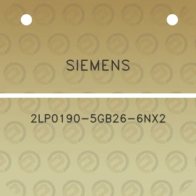 siemens-2lp0190-5gb26-6nx2