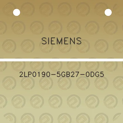 siemens-2lp0190-5gb27-0dg5