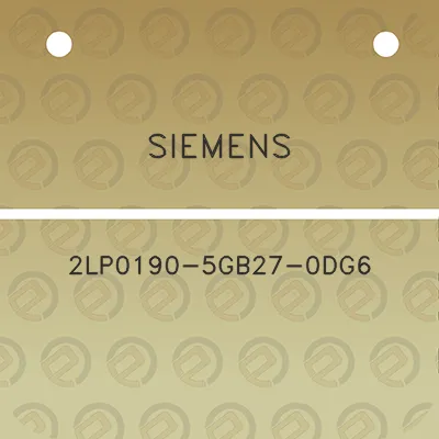 siemens-2lp0190-5gb27-0dg6