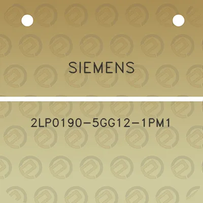 siemens-2lp0190-5gg12-1pm1