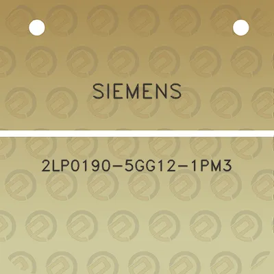 siemens-2lp0190-5gg12-1pm3