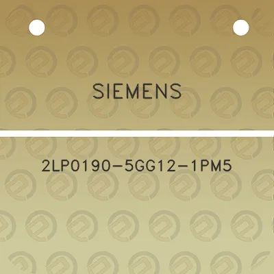 siemens-2lp0190-5gg12-1pm5