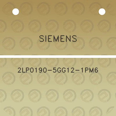 siemens-2lp0190-5gg12-1pm6