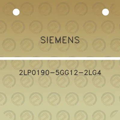 siemens-2lp0190-5gg12-2lg4