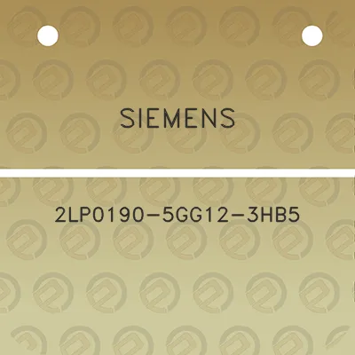 siemens-2lp0190-5gg12-3hb5