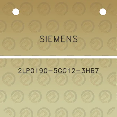 siemens-2lp0190-5gg12-3hb7