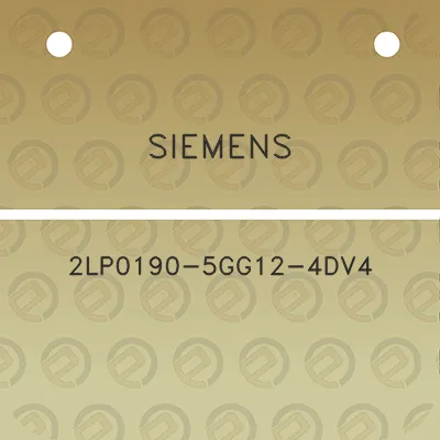 siemens-2lp0190-5gg12-4dv4