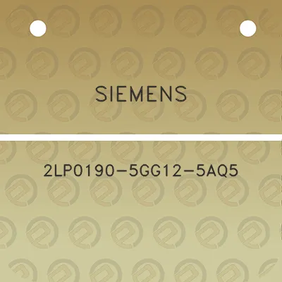 siemens-2lp0190-5gg12-5aq5