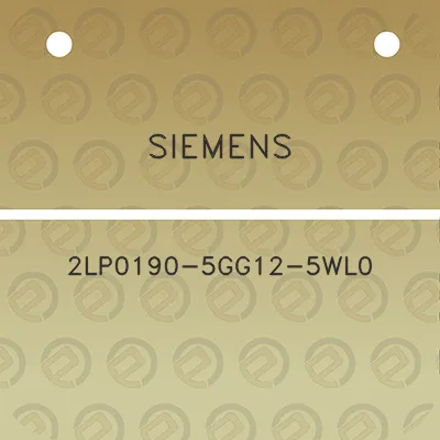 siemens-2lp0190-5gg12-5wl0