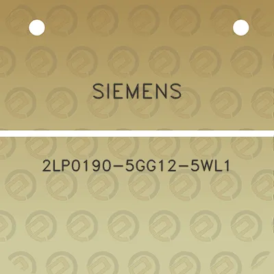 siemens-2lp0190-5gg12-5wl1