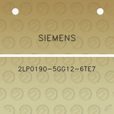 siemens-2lp0190-5gg12-6te7