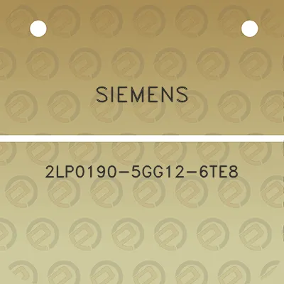 siemens-2lp0190-5gg12-6te8