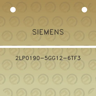 siemens-2lp0190-5gg12-6tf3