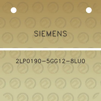 siemens-2lp0190-5gg12-8lu0