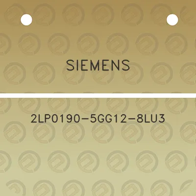 siemens-2lp0190-5gg12-8lu3