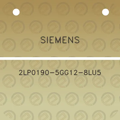 siemens-2lp0190-5gg12-8lu5