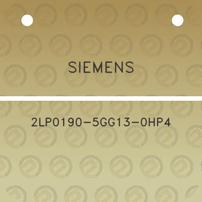 siemens-2lp0190-5gg13-0hp4