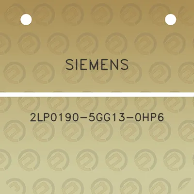 siemens-2lp0190-5gg13-0hp6