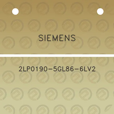 siemens-2lp0190-5gl86-6lv2