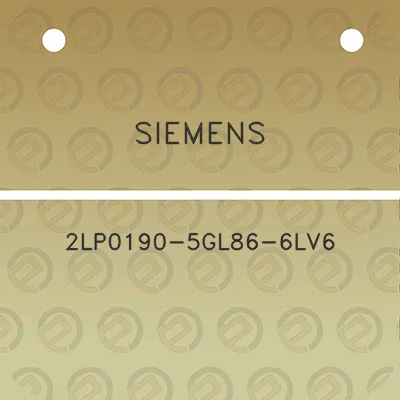 siemens-2lp0190-5gl86-6lv6