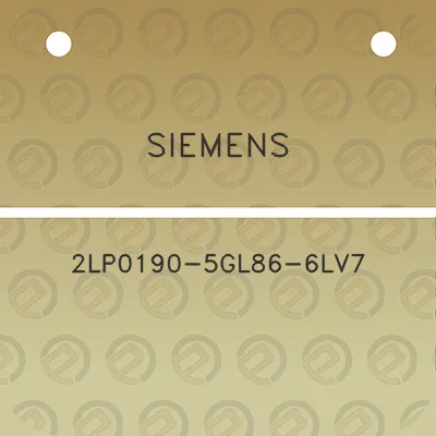 siemens-2lp0190-5gl86-6lv7