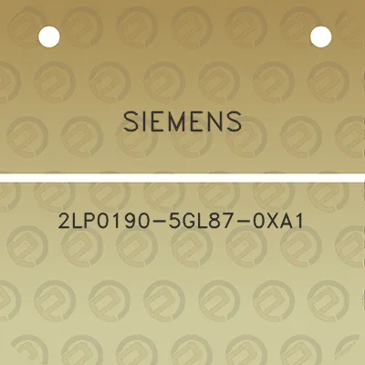 siemens-2lp0190-5gl87-0xa1