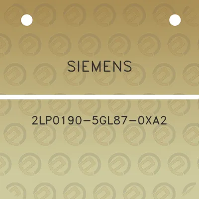 siemens-2lp0190-5gl87-0xa2