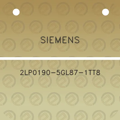 siemens-2lp0190-5gl87-1tt8