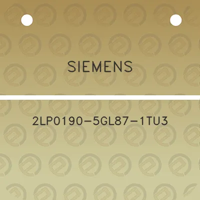 siemens-2lp0190-5gl87-1tu3