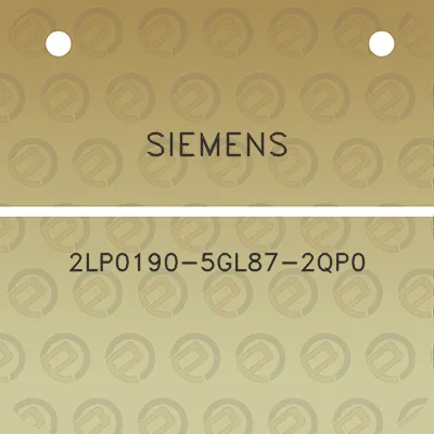 siemens-2lp0190-5gl87-2qp0