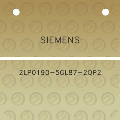 siemens-2lp0190-5gl87-2qp2