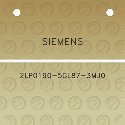 siemens-2lp0190-5gl87-3mj0