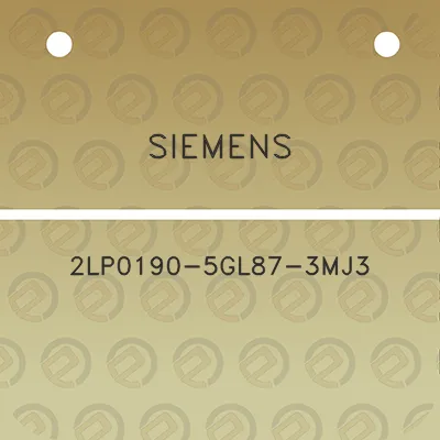 siemens-2lp0190-5gl87-3mj3