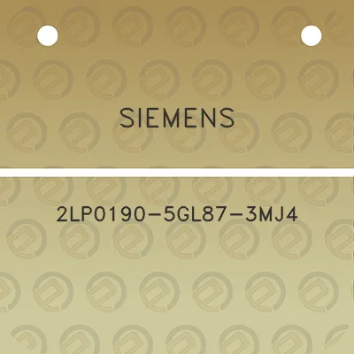 siemens-2lp0190-5gl87-3mj4