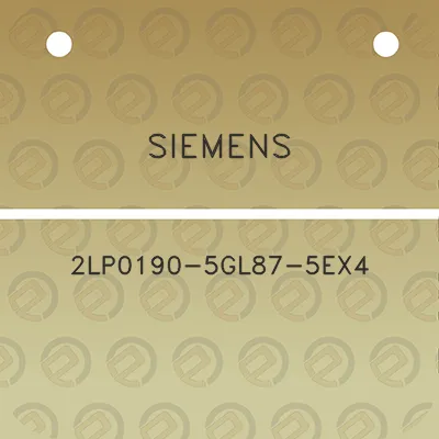 siemens-2lp0190-5gl87-5ex4