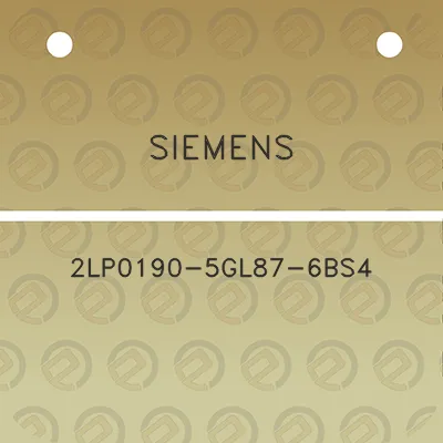 siemens-2lp0190-5gl87-6bs4