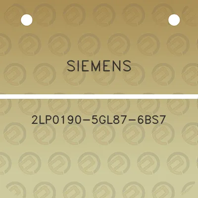 siemens-2lp0190-5gl87-6bs7