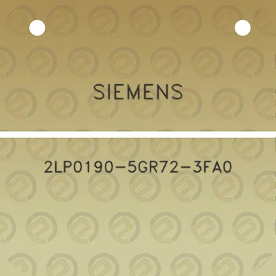 siemens-2lp0190-5gr72-3fa0