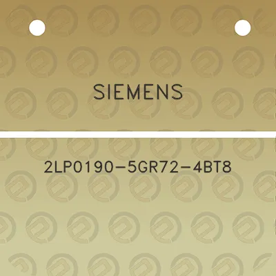 siemens-2lp0190-5gr72-4bt8